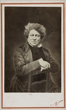 The author Alexandre Dumas père (1802-1870), 1870. Creator: Photo studio Nadar.