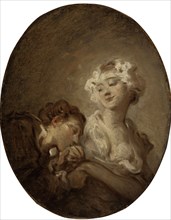 The coquette and the youth. Creator: Fragonard, Jean Honoré (1732-1806).