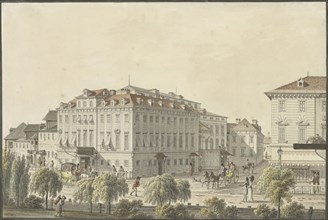 The Theater an der Wien, ca 1816. Creator: Alt, Jakob (1789-1872).