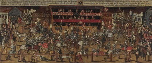 Tournament in Antwerp, 1498. Creator: Anonymous.