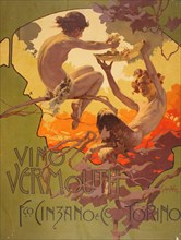 Vermouth Cinzano , 1901. Creator: Hohenstein, Adolfo (1854-1928).