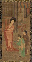 Yang Guifei after bathing. Creator: Zhou Fang (Chou Fang) (c. 730-800).
