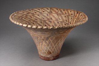 Flaring Bowl with Textile and Exterior Basket Patternings on Interior and Exterior..., 100 B.C./A.D. Creator: Unknown.