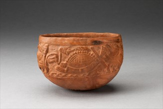 Cup with Raised Marine Scene, 100 B.C./A.D. 500. Creator: Unknown.