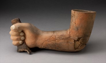 Vessel in the Form of an Arm, 100 B.C./A.D. 500. Creator: Unknown.