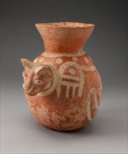 Globular Jar in the Form of a Cat, 100 B.C./A.D. 500. Creator: Unknown.