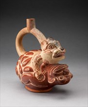 Vessel in Form of Two Pumas, 100 B.C./A.D. 500. Creator: Unknown.