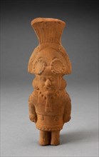Whistle in the Form of a Figure Wearing Large Headdress, 100 B.C./A.D. 500. Creator: Unknown.