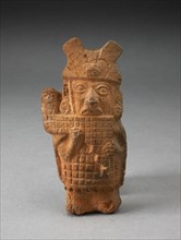Whistle in the Form of a Figure Playing Pipes, 100 B.C./A.D. 500. Creator: Unknown.