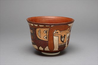 Small Cup Depicting a Costumed Ritual Performer, 180 B.C./A.D. 500. Creator: Unknown.