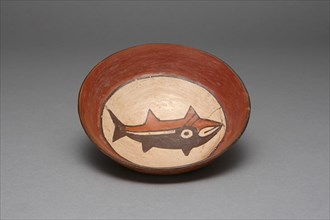 Plate Depicting a Fish, Shark, or Whale, 180 B.C./A.D. 500. Creator: Unknown.