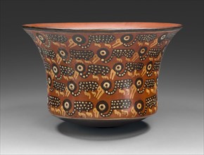 Bowl Depicting Rows of Spotted Birds, 180 B.C./A.D. 500. Creator: Unknown.