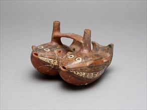 Bridge Vessel in the Form of a Pair of Interlocked Fish, 180 B.C./A.D. 500. Creator: Unknown.