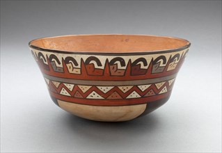 Bowl Depicting Rows Containing Repeated Geometric Motifs, 180 B.C./A.D. 500. Creator: Unknown.