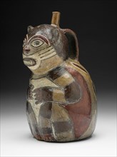 Vessel in the Form of a Pampas Cat, 180 B.C./A.D. 500. Creator: Unknown.
