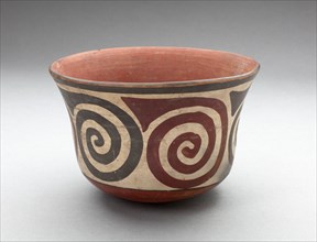 Cup with Repeated Spiral Motifs, 180 B.C./A.D. 500. Creator: Unknown.