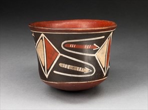 Cup with Diamond-Shape Geomeric Motifs, 180 B.C./A.D. 500. Creator: Unknown.