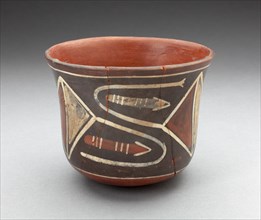 Cup with Diamond-Shape Geomeric Motifs, 180 B.C./A.D. 500. Creator: Unknown.