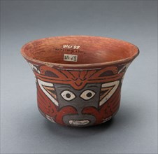 Cup Depicting Masked Ritual Performer, 180 B.C./A.D. 500. Creator: Unknown.