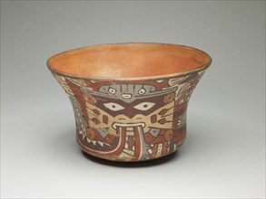 Small Bowl Depicting Costumed Ritual Performer, 180 B.C./A.D. 500. Creator: Unknown.