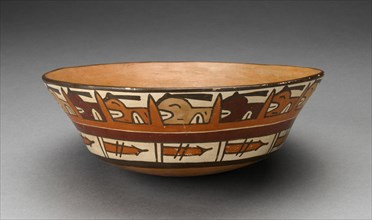 Open Bowl with Rows of Repeated Abstract Motifs, 180 B.C./A.D. 500. Creator: Unknown.
