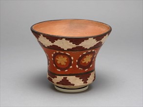 Cup Depicting Repeated Flower-Like Motifs, 180 B.C./A.D. 500. Creator: Unknown.