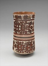 Beaker Depicting Costumed Ritual Performers, 180 B.C./A.D. 500. Creator: Unknown.