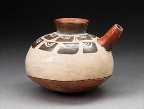 Spouted Jar with Repeated Abstract Motif, 180 B.C./A.D. 500. Creator: Unknown.
