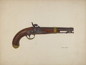 Pistol, c. 1941. Creator: Albert Rudin.