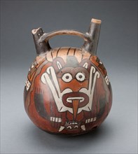 Vessel Depicting a Masked Ritual Performer, 180 B.C./A.D. 500. Creator: Unknown.