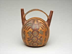 Double Spout Vessel Depicting an Abstract Animal or Being, 180 B.C./A.D. 500. Creator: Unknown.