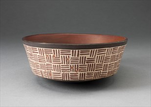 One of a Pair of Bowls with Textile-Like Pattern, 180 B.C./A.D. 500. Creator: Unknown.