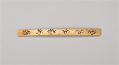 Balance-Beam Scale with Incised Circles in Diamond Pattern, A.D. 500/800. Creator: Unknown.
