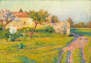 Spring in France, 1890. Creator: Robert William Vonnoh.