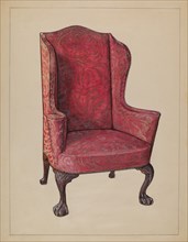 Wing Chair, 1936. Creator: M. Rosenshield-von-Paulin.