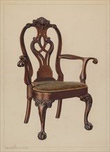 Armchair, 1937. Creator: M. Rosenshield-von-Paulin.