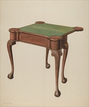Card Table, 1940. Creator: M. Rosenshield-von-Paulin.