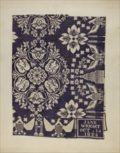 Coverlet, 1935/1942. Creator: Suzanne Roy.
