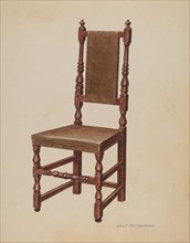Side Chair, 1935/1942. Creator: Gilbert Sackerman.