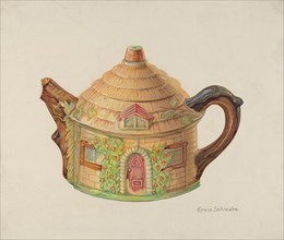 Teapot, 1935/1942. Creator: Erwin Schwabe.