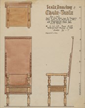 Chair-table, c. 1936. Creator: M. Rosenshield-von-Paulin.
