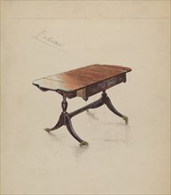 Sofa Table, c. 1936. Creator: M. Rosenshield-von-Paulin.