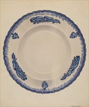 Plate, c. 1936. Creator: Erwin Schwabe.