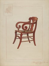 Empire Chair, c. 1937. Creator: Vincent P. Rosel.