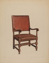 Armchair, c. 1937. Creator: M. Rosenshield-von-Paulin.