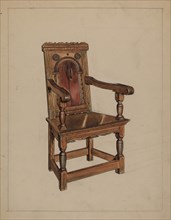 Chair, c. 1937. Creator: M. Rosenshield-von-Paulin.