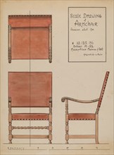 Armchair, c. 1937. Creator: M. Rosenshield-von-Paulin.