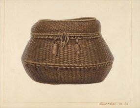 Traveling Basket, c. 1938. Creator: Vincent P. Rosel.