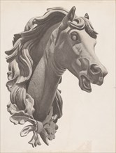Decorative Horse's Head, c. 1938. Creator: Albert Ryder.