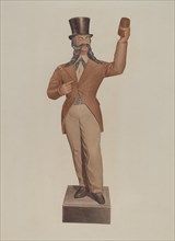 Cigar Store Figure, c. 1939. Creator: Albert Ryder.